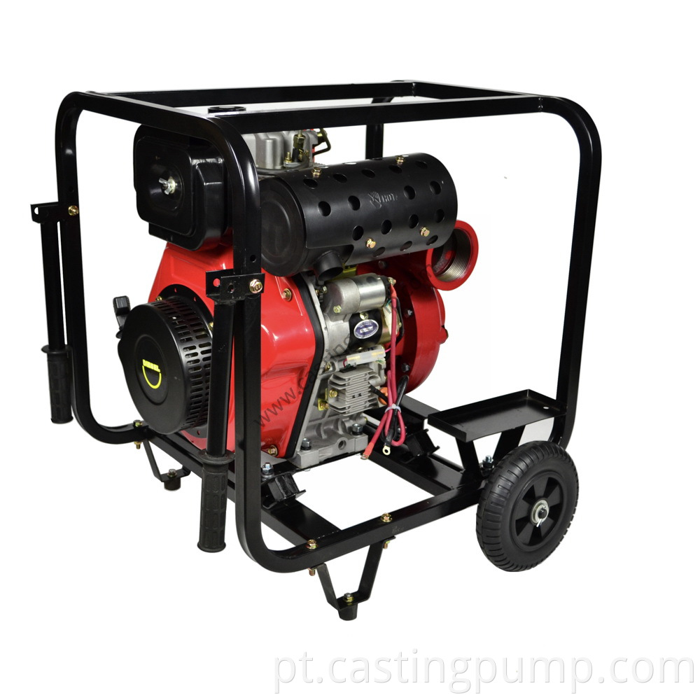 3” casting iron pump with diesel engine (2)